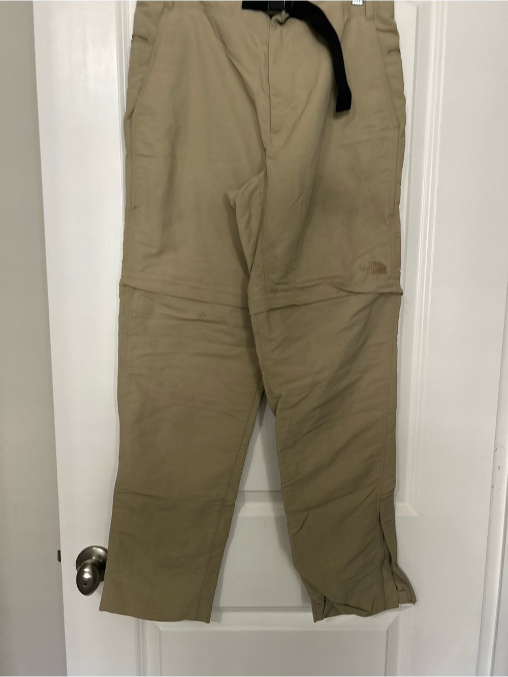 The North Face Men’s Khaki Tan Zip-Off Convertible Pants
